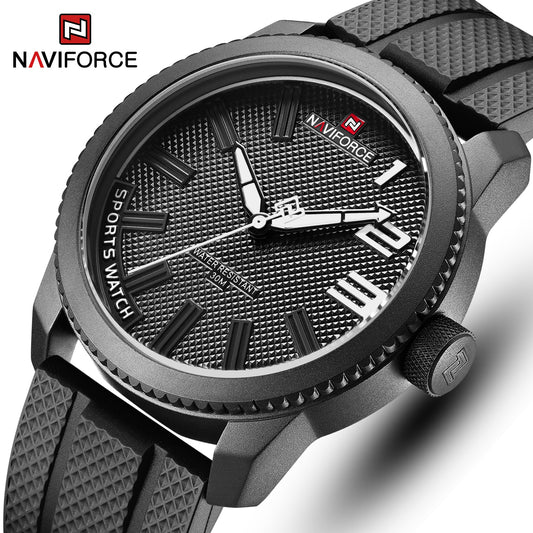 NAVIFORCE Men Quartz Wrist Watches Luxury Brand Military Sports Silicone Waterproof Men Watch Fashion Clock Relogio Masculino
