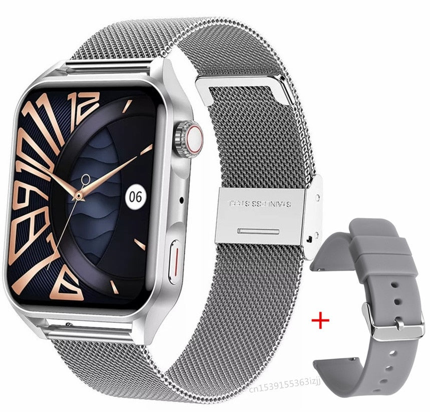 HK28 Smart Watch 1.78inch Amoled Men Women Smartwatch AI Voice Assistant Heart Rate Health Monitor Sports Wristwatch