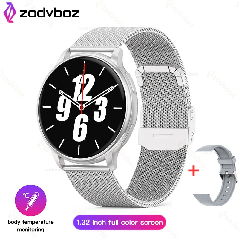 New Smart Watch Women Full Touch Screen Sports Fitness IP67 Waterproof Bluetooth Call Watch For Android IOS Smartwatch Women Men