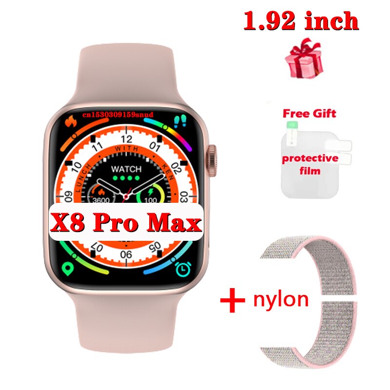 X8 Pro Max Smart Watch 3/4/5/6/10PCS Women Men Message Reminder 1.75 inch Dialing Sports Sleep Monitoring Heart-rate Smart Watch 1