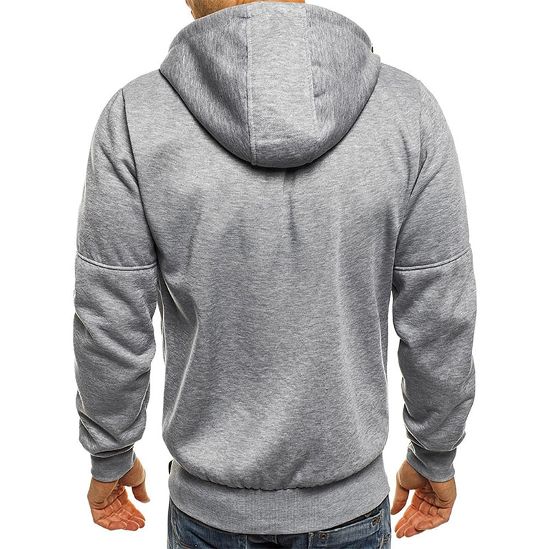 Covrlge Spring Men's Jackets Hooded Coats Casual Zipper Sweatshirts Male Tracksuit Fashion Jacket Mens Clothing Outerwear MWW148