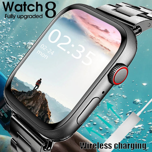 Series 8 2022 New Smart Watch Bluetooth Call Men Sports Fintess SmartBand Custom dial smartwatch for for Apple Watch men women