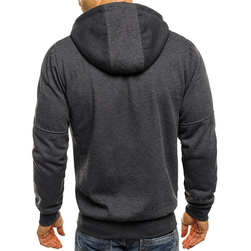 Covrlge Spring Men's Jackets Hooded Coats Casual Zipper Sweatshirts Male Tracksuit Fashion Jacket Mens Clothing Outerwear MWW148