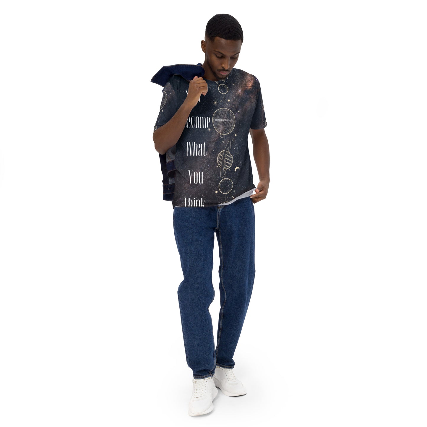Men's t-shirt YoungBlackMan inc. I Am a universe Edition