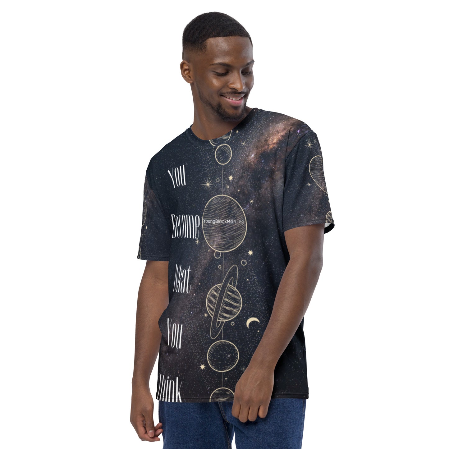 Men's t-shirt YoungBlackMan inc. I Am a universe Edition