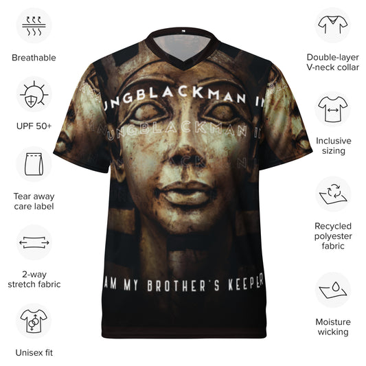 Youngblackman inc. Recycled unisex sports jersey