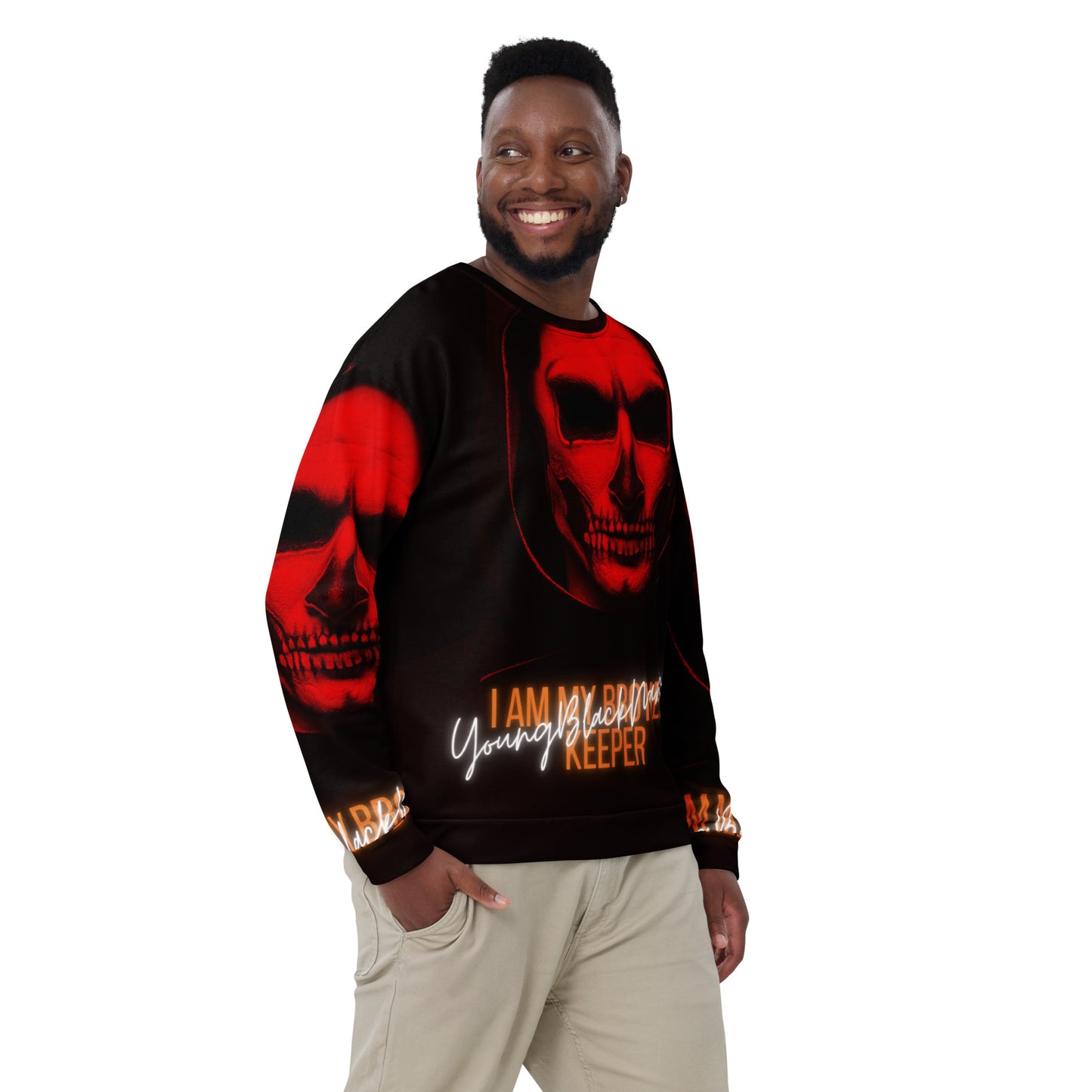 YoungBlackMan inc. Brothers Keeper Unisex Sweatshirt
